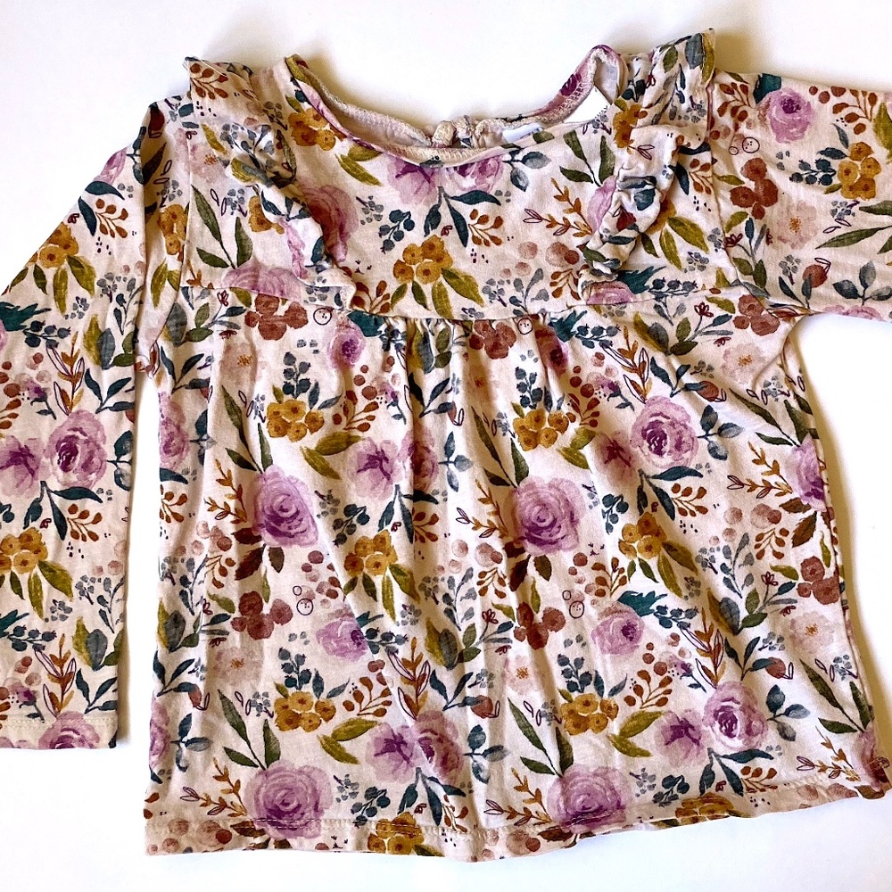 Zara Floral Print Shirt 4T